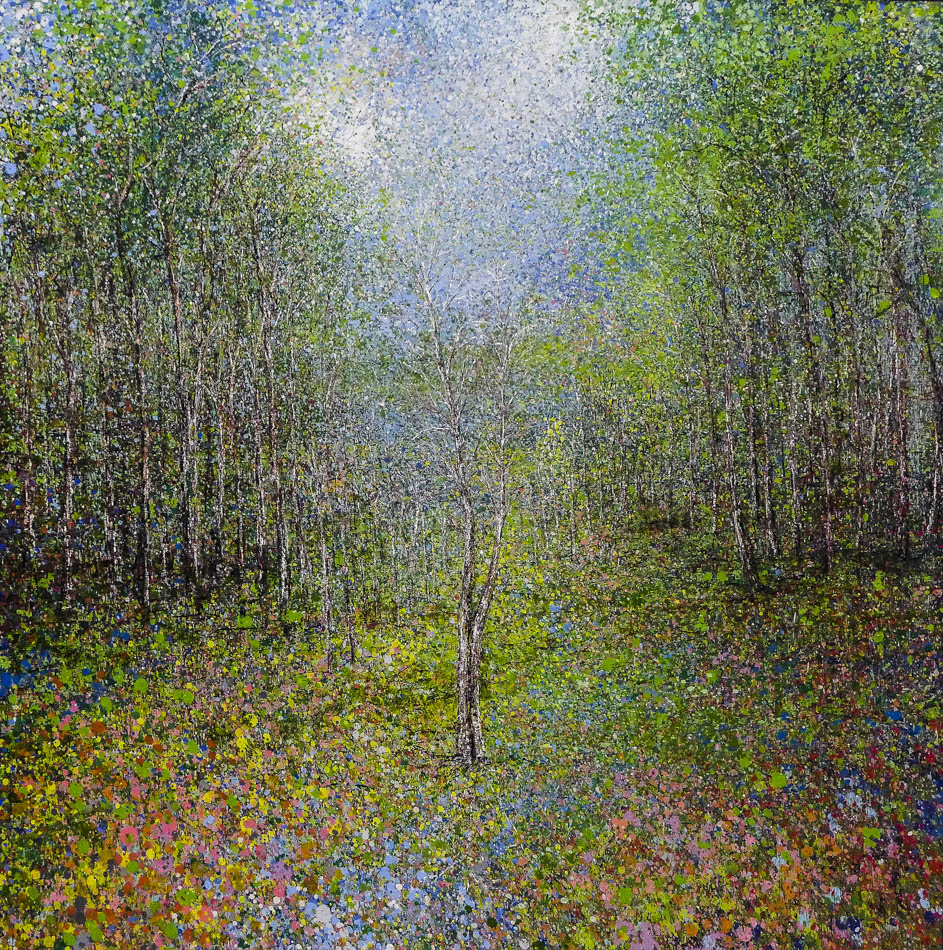 David Komander, 140x140 cm, oil/canvas 2015